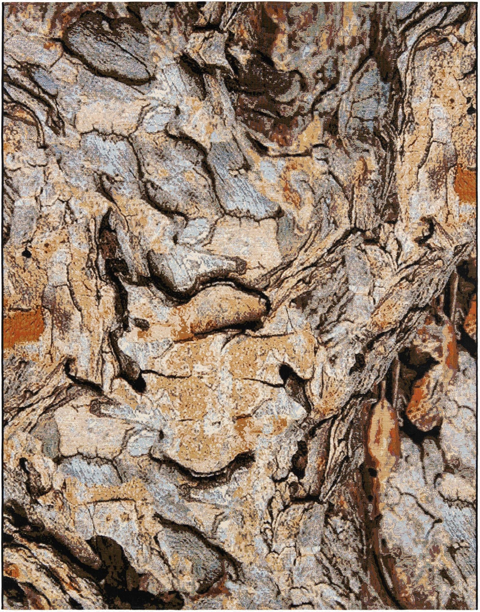  7' 10 x 10'  Washable Modern Indoor / Outdoor Rug