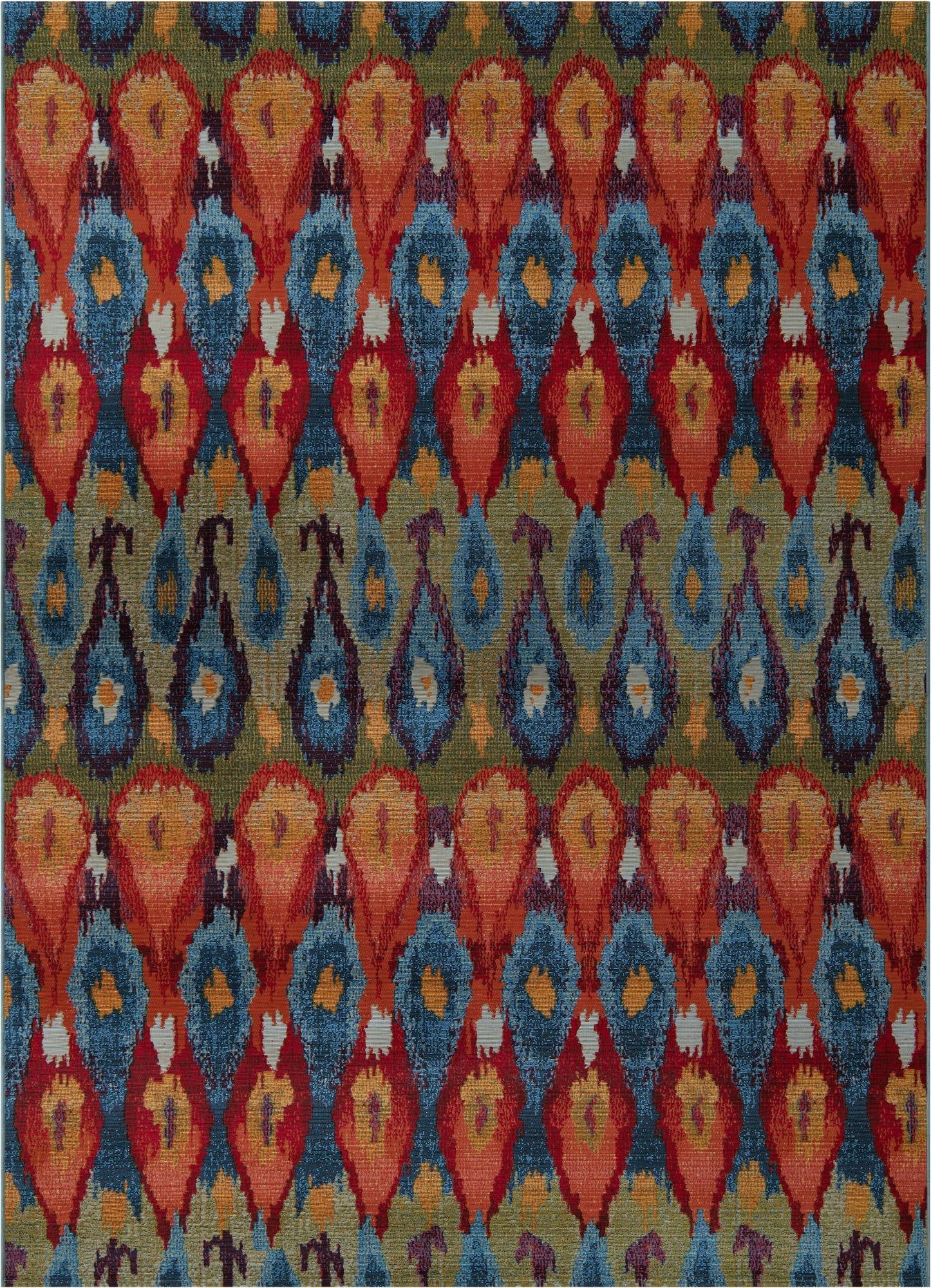  7' x 10'  Washable Modern Indoor / Outdoor Rug