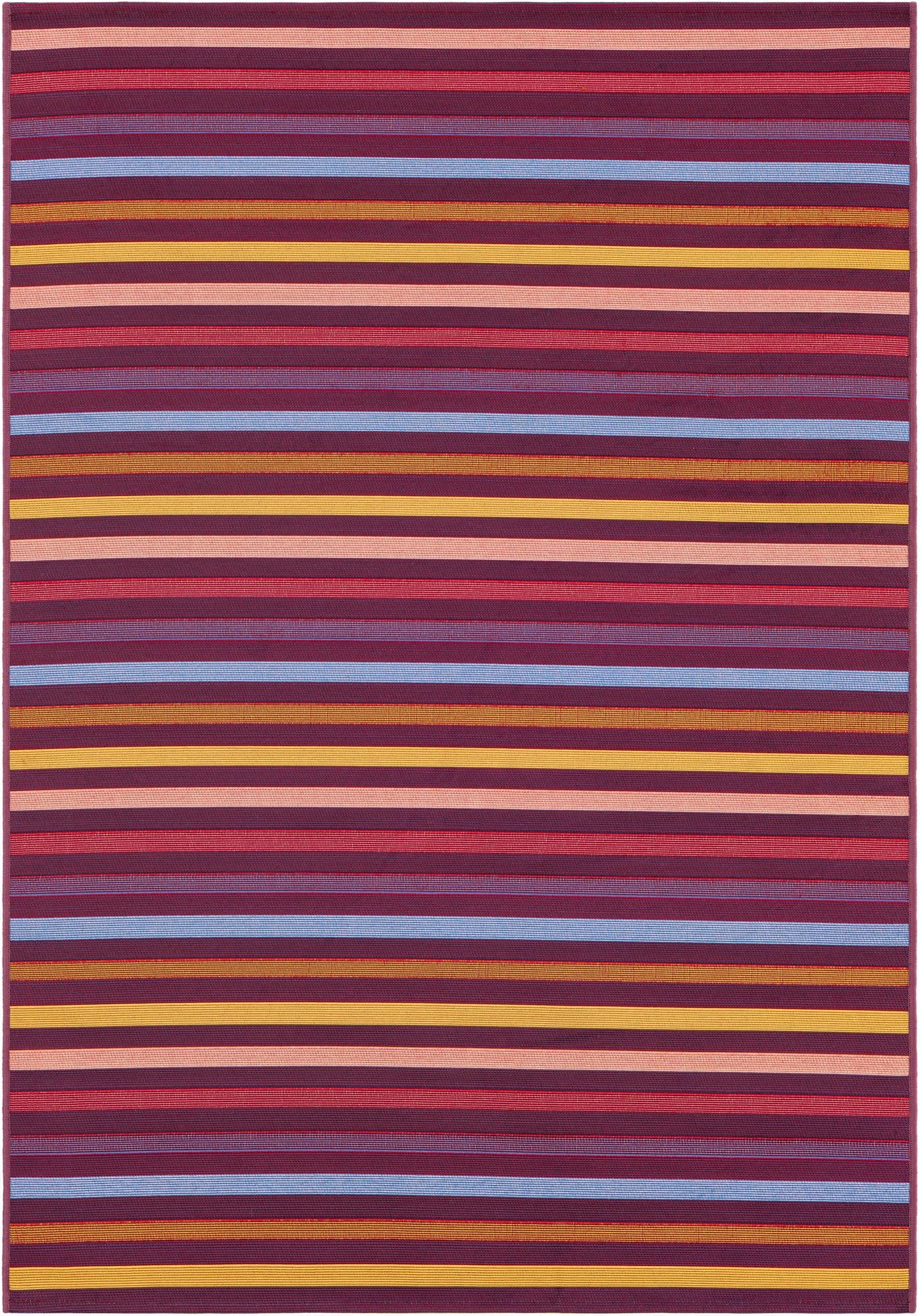  4' x 6'  Washable Ribbon Indoor / Outdoor Rug