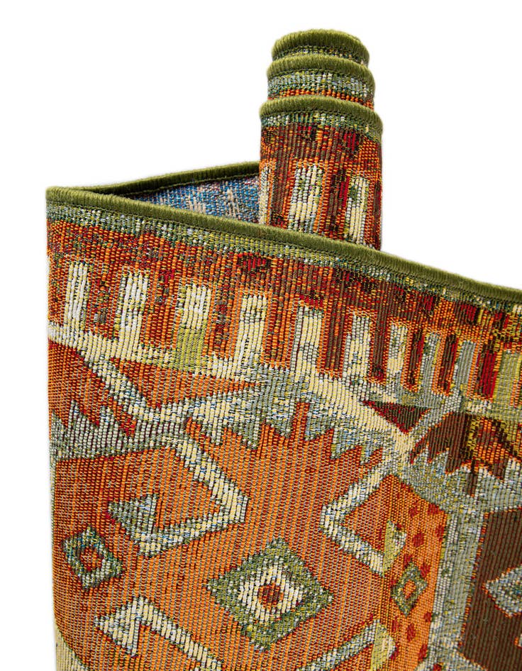 Detail image of  7' 10 x 10'  Washable Southwestern Indoor / Outdoor Rug