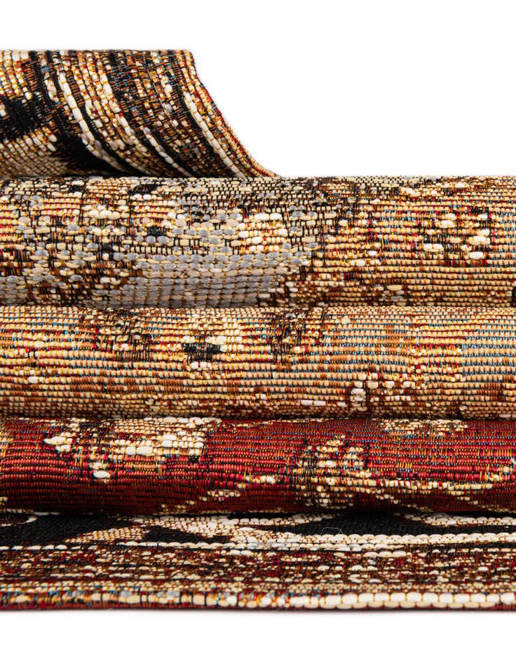 Detail image of  4' x 6'  Washable Traditional Indoor / Outdoor Rug