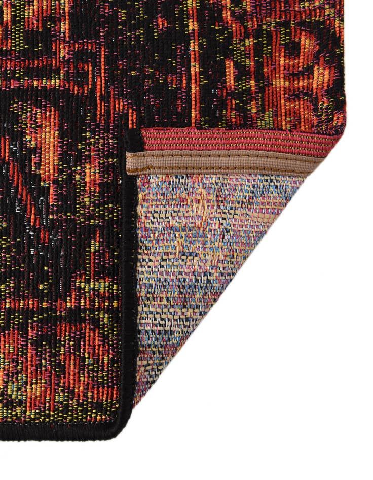 Detail image of  10' x 14'  Washable Tribal Indoor / Outdoor Rug