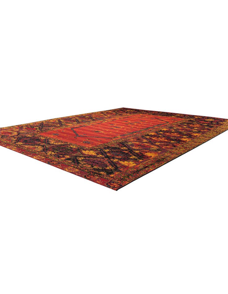 Detail image of  10' x 13'  Washable Tribal Indoor / Outdoor Rug