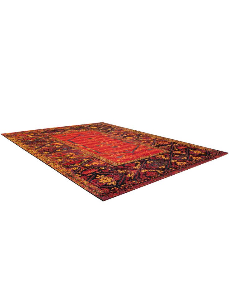 Detail image of  9' x 12'  Washable Tribal Indoor / Outdoor Rug