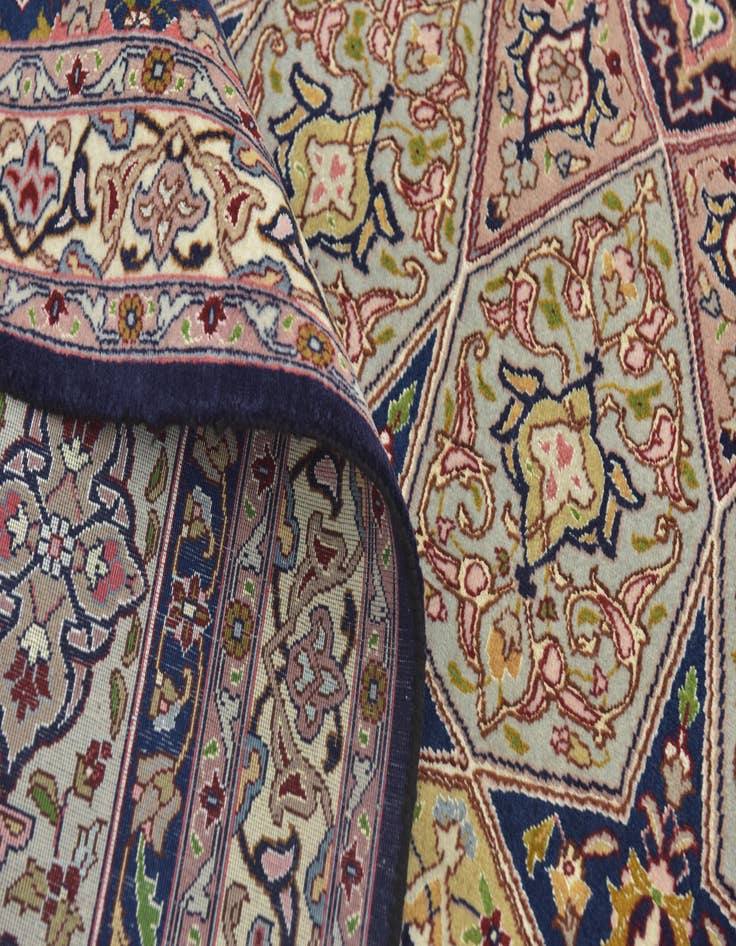Detail image of  9' 6 x 13' 4  Hand Knotted Tabriz Persian Rug