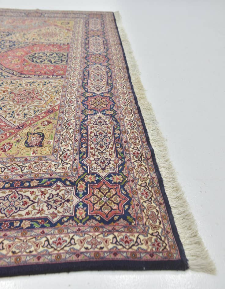 Detail image of  9' 6 x 13' 4  Hand Knotted Tabriz Persian Rug