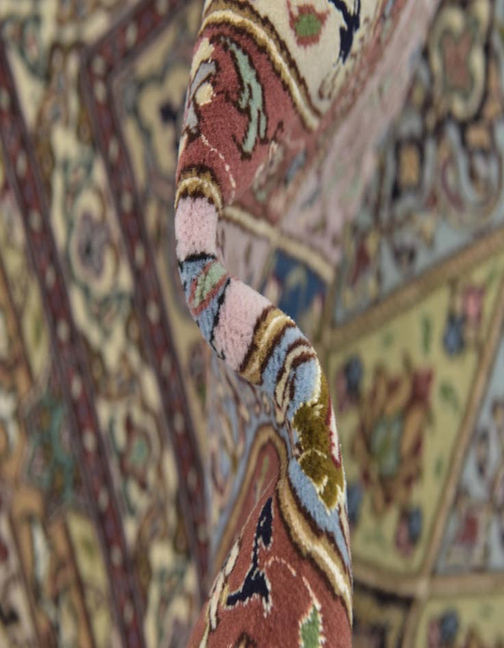 Detail image of  6' 5 x 10' 1  Hand Knotted Tabriz Persian Rug