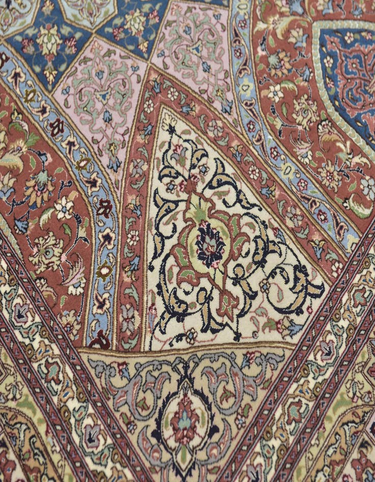 Detail image of  6' 5 x 10' 1  Hand Knotted Tabriz Persian Rug