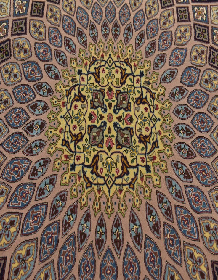 Detail image of  6' 8 x 10' 1  Hand Knotted Tabriz Persian Wool Rug