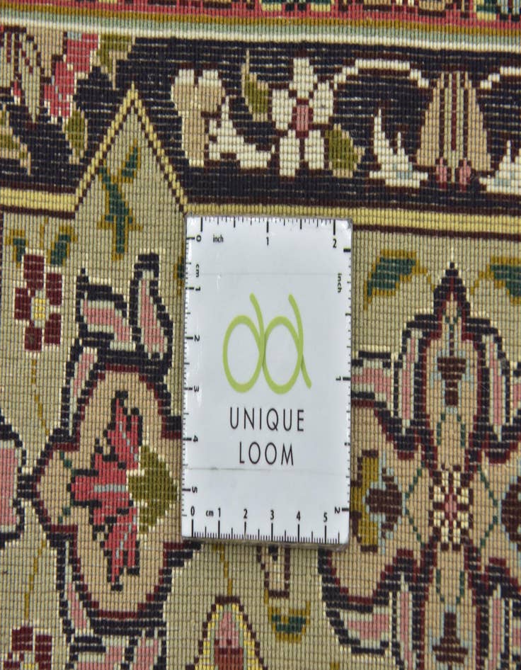 Detail image of  8' 3 x 11' 8  Hand Knotted Tabriz Persian Rug