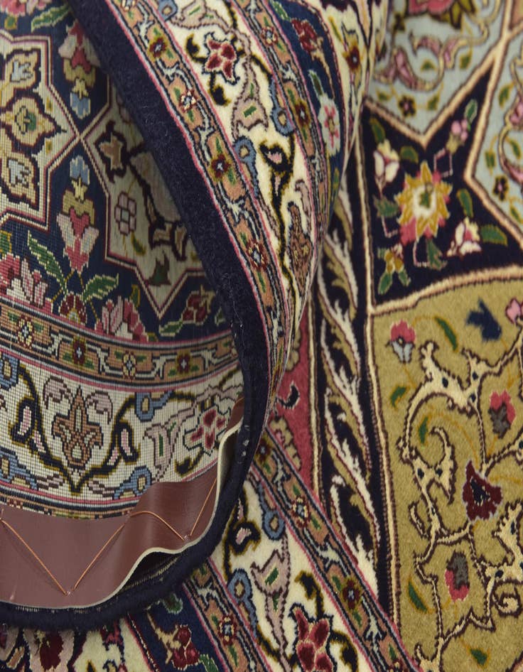 Detail image of  8' x 10'  Hand Knotted Tabriz Persian Rug