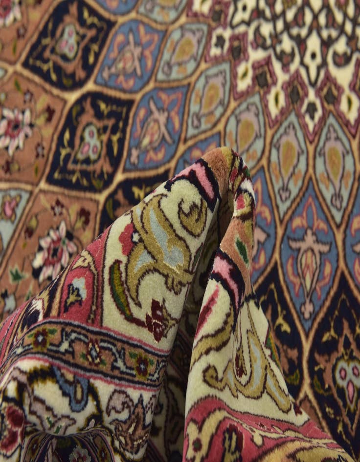 Detail image of  8' x 10'  Hand Knotted Tabriz Persian Rug