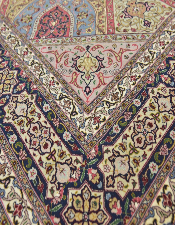 Detail image of  8' x 10'  Hand Knotted Tabriz Persian Rug