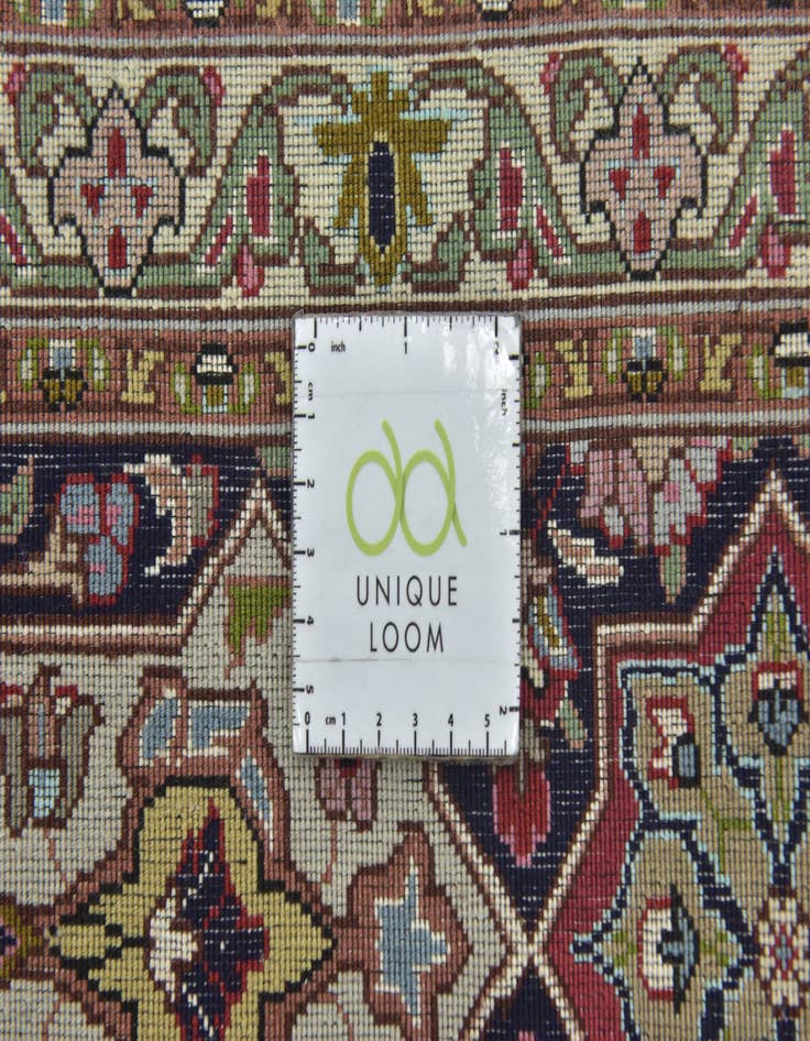 Detail image of  6' 8 x 8' 6  Hand Knotted Tabriz Persian Rug