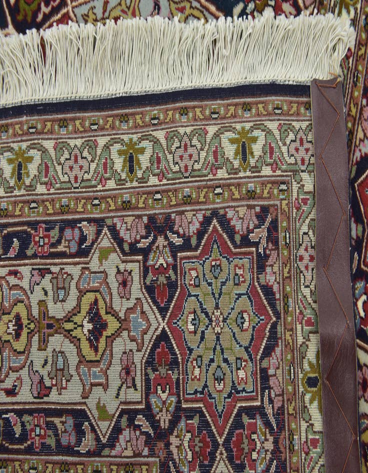 Detail image of  6' 8 x 8' 6  Hand Knotted Tabriz Persian Rug