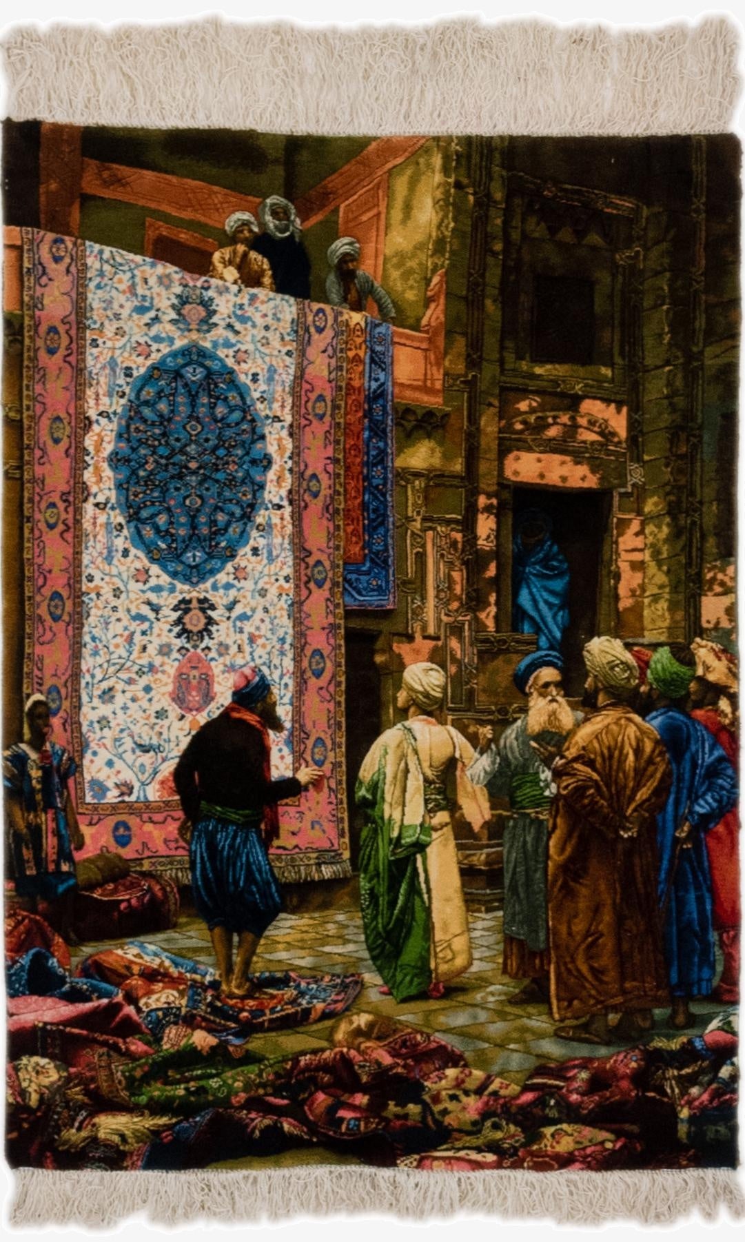  2' 10 x 4' 1  Hand Knotted Tabriz Persian Rug