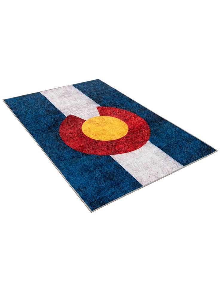 Detail image of  4' x 6' Colorado The Flag Collection Rug