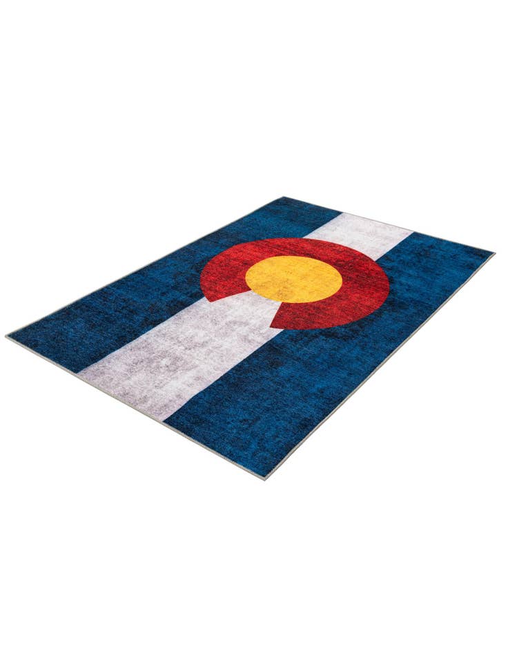 Detail image of  4' x 6' Colorado The Flag Collection Rug
