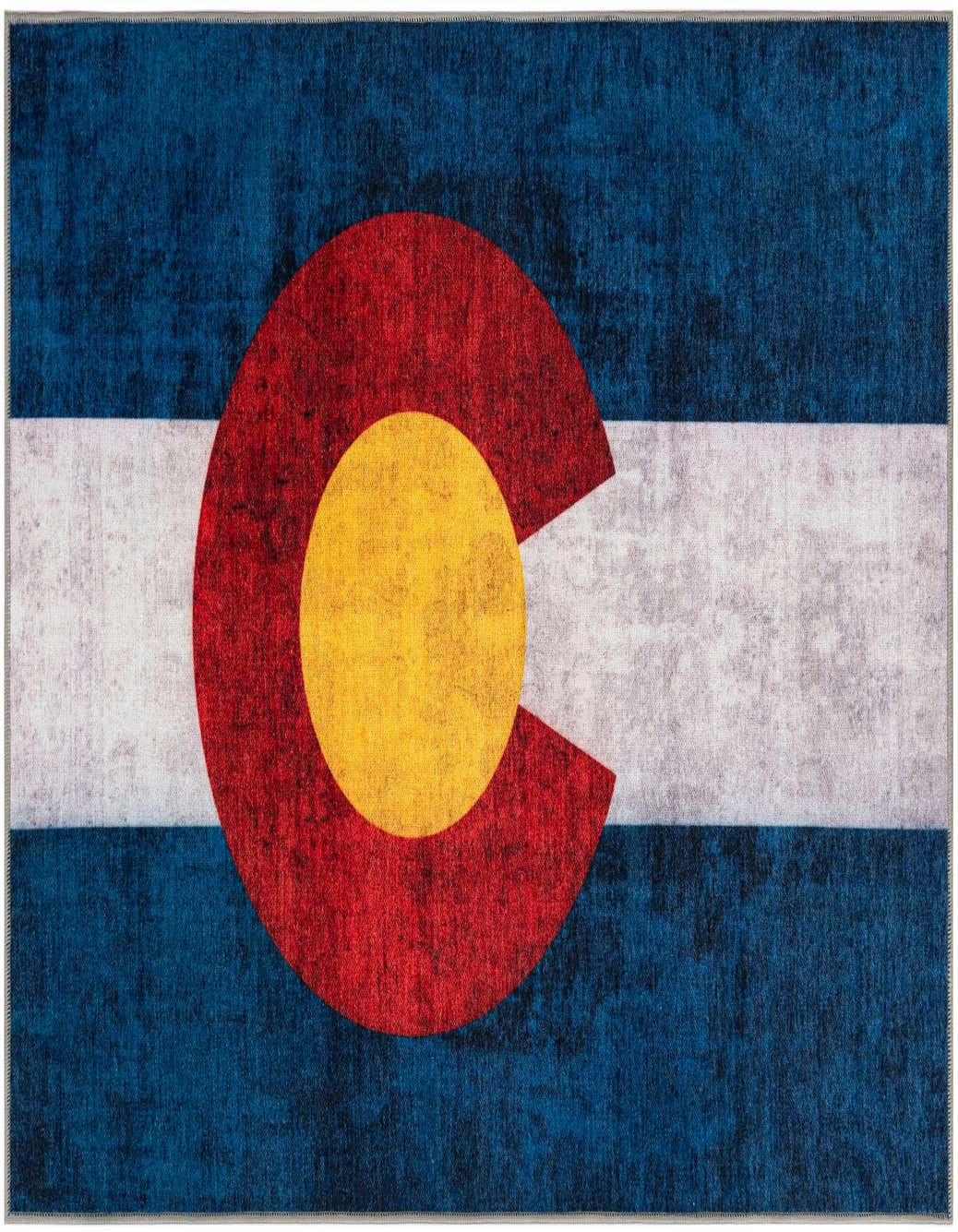 Primary image  5' x 8' Colorado The Flag Collection Rug