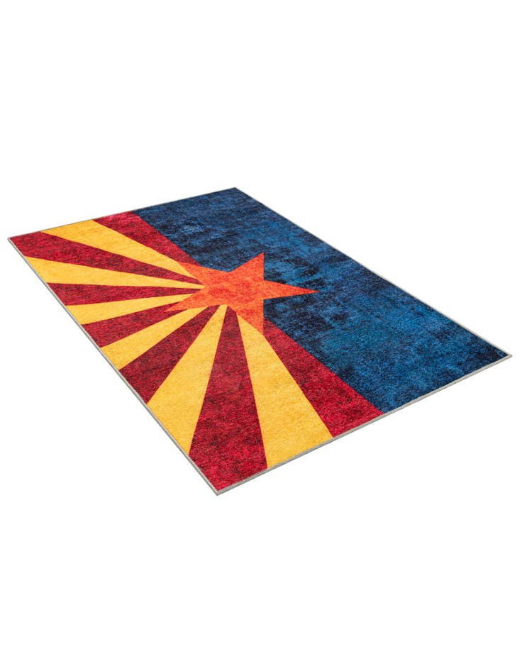 Detail image of  4' x 6' Arizona The Flag Collection Rug