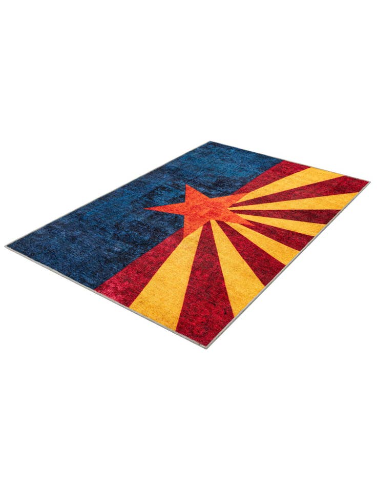 Detail image of  4' x 6' Arizona The Flag Collection Rug