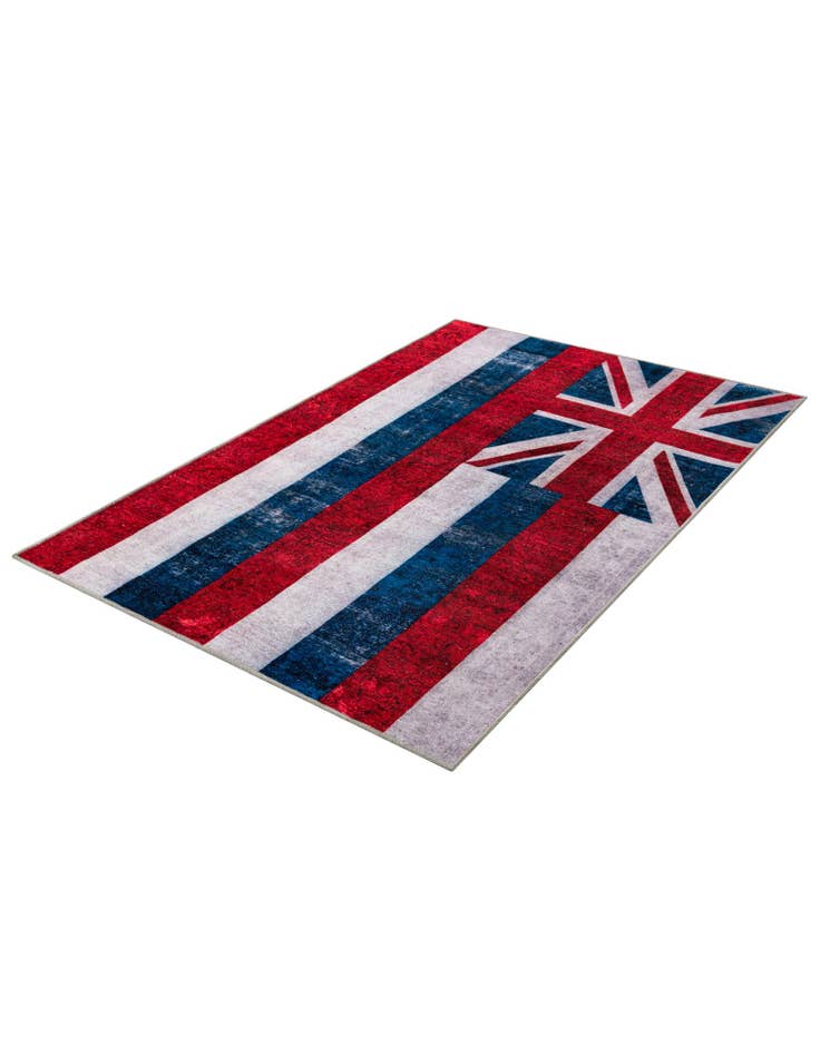 Detail image of  4' x 6' Hawaii The Flag Collection Rug
