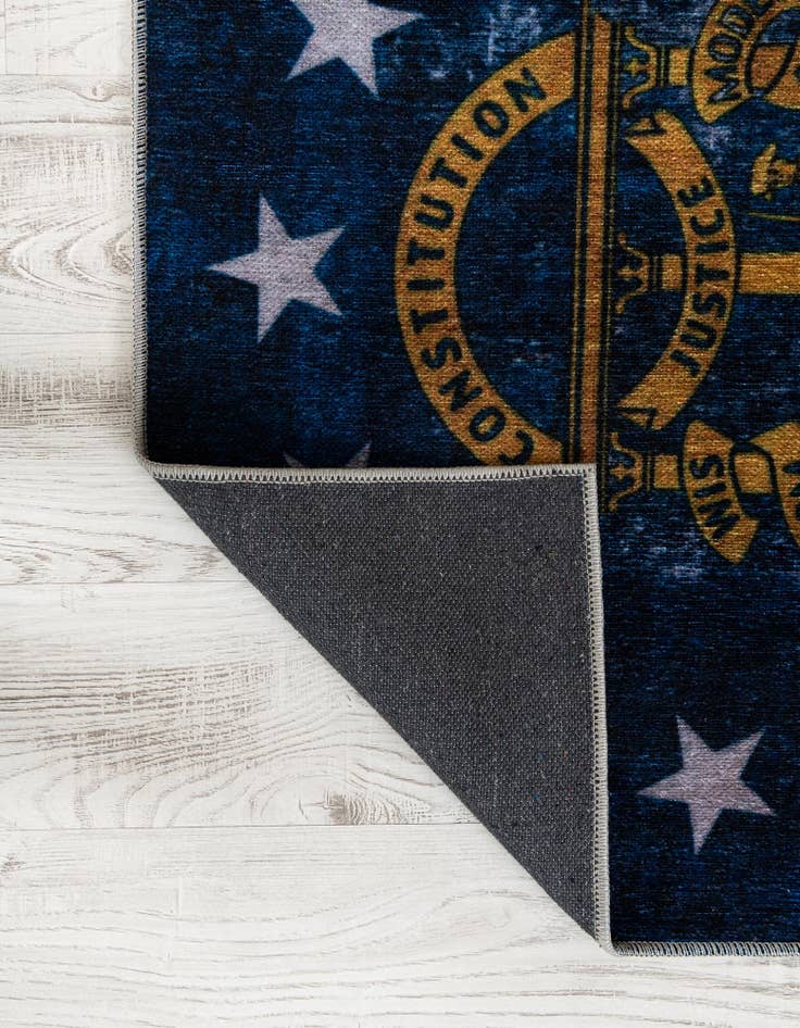 Detail image of  5' x 8' Georgia The Flag Collection Rug
