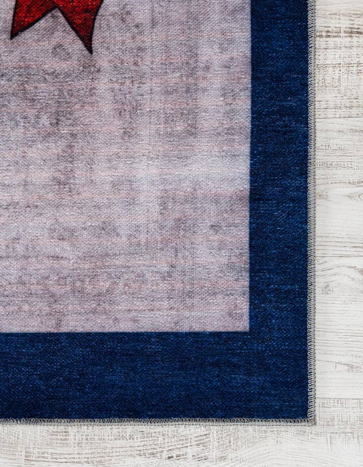 Detail image of  3' 3 x 5' 3 West Virginia The Flag Collection Rug