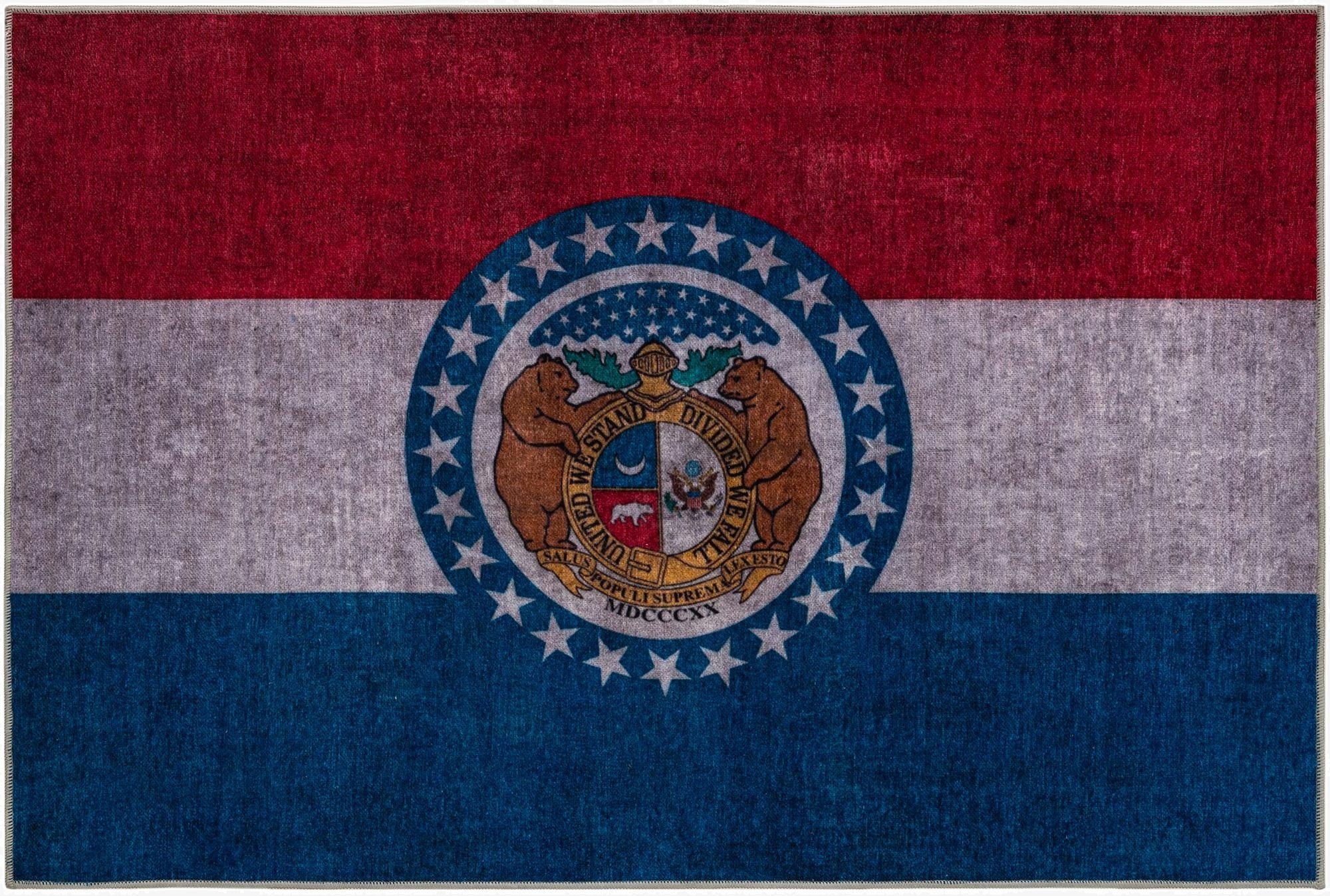  3' 3 x 5' 3 Missouri The Flag Collection Rug