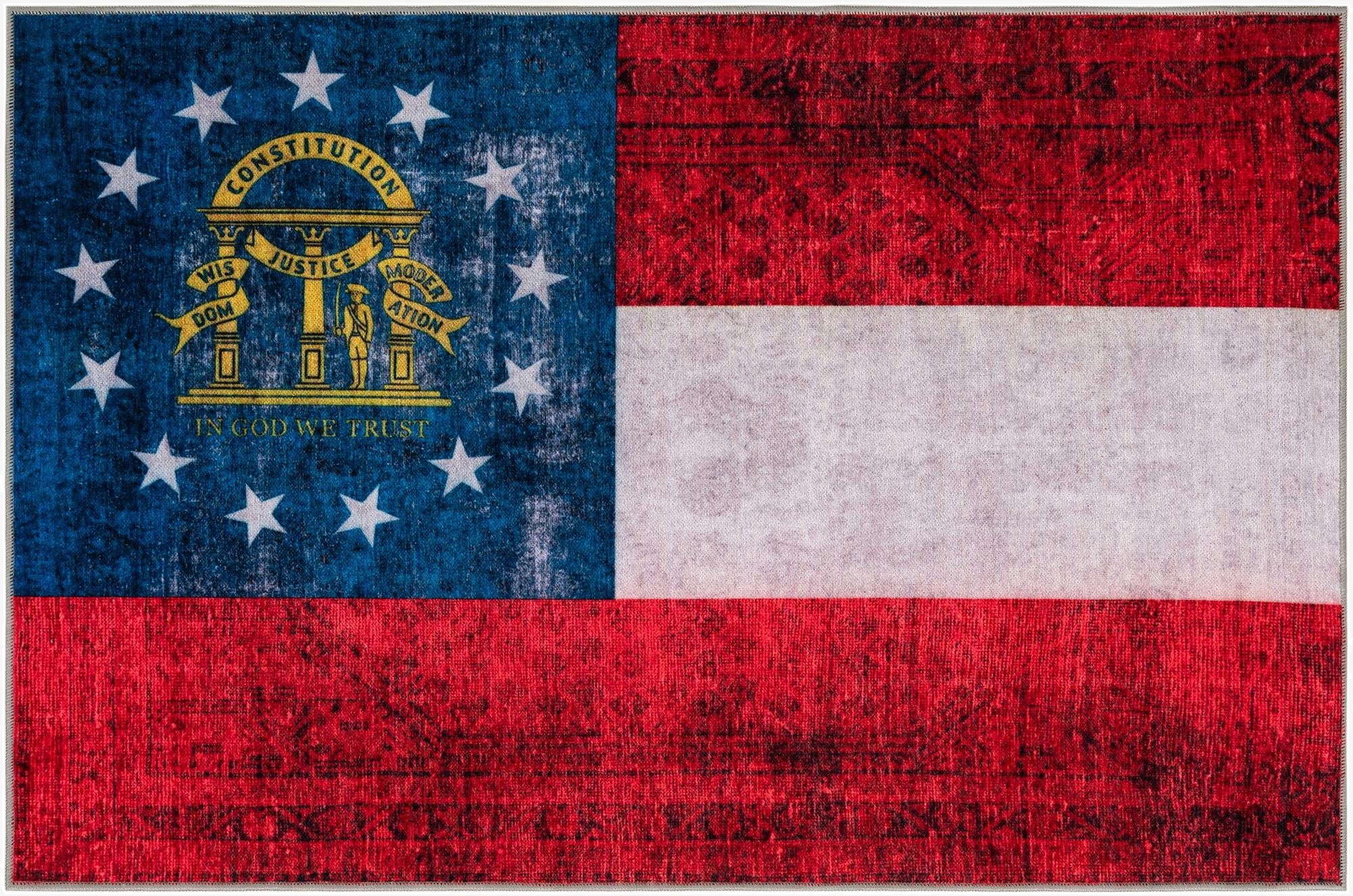  2' x 3' Georgia The Flag Collection Rug