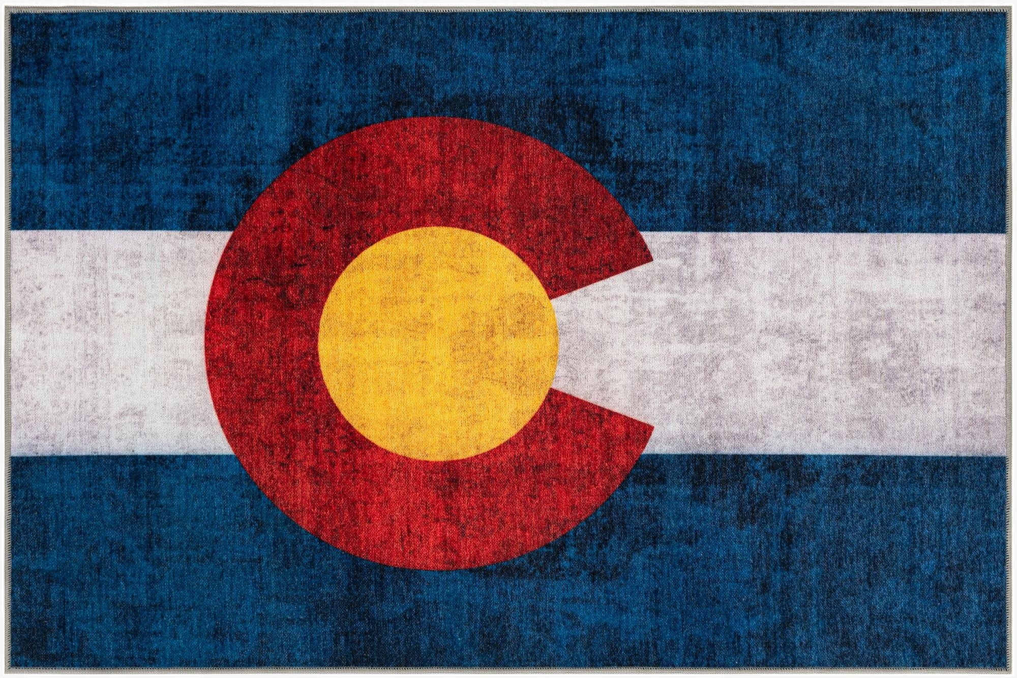 Primary image  3' 3 x 5' 3 Colorado The Flag Collection Rug