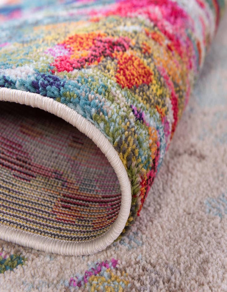 Detail image of  2' 2 x 3'  Washable Theia Rug