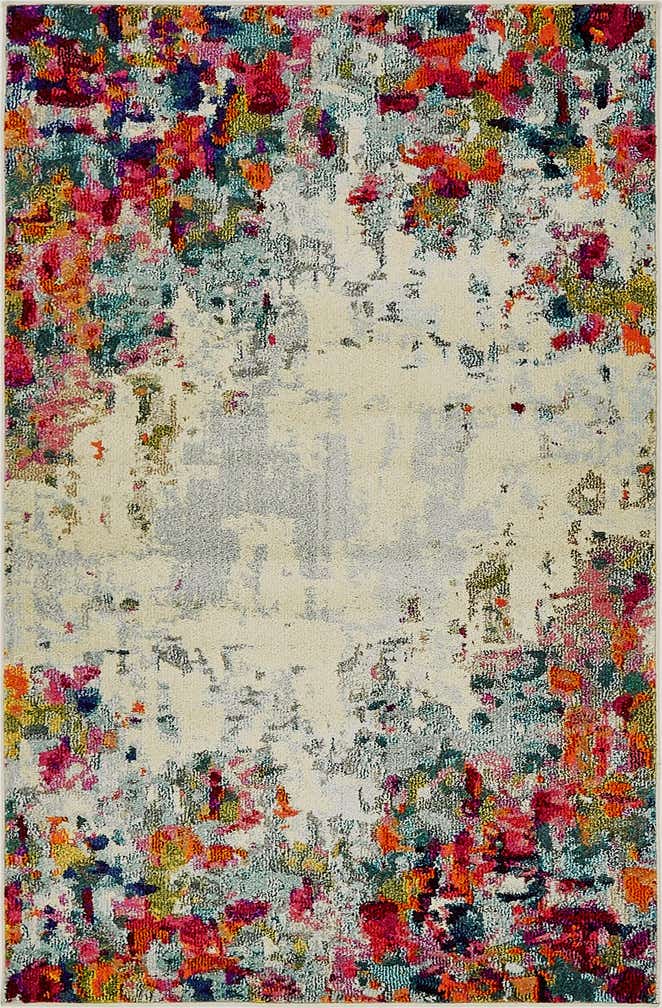 Multicolor 4' x 6' Theia Rug | Rugs.com