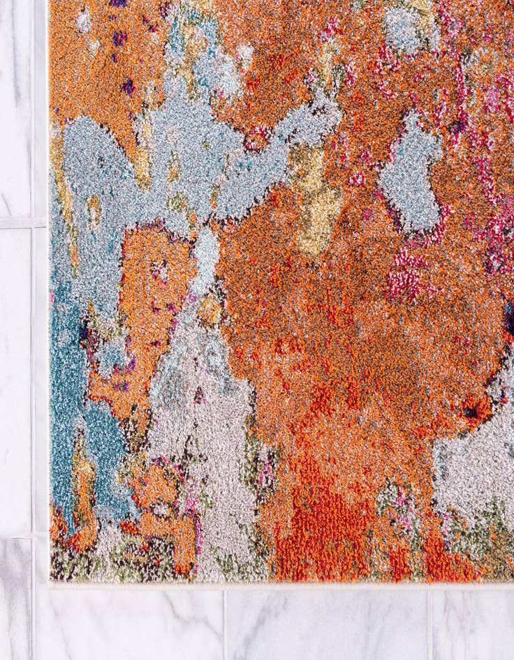 Detail image of  10' 6 x 16' 5  Washable Theia Rug