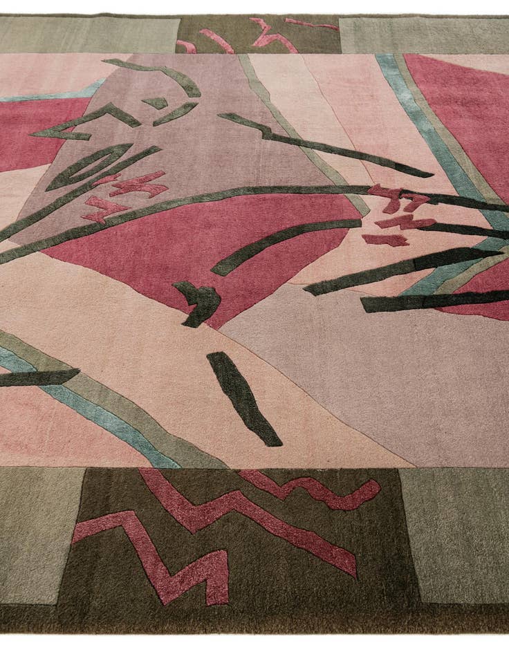 Detail image of  6' 7 x 9' 9  Hand Knotted Tibet Rug