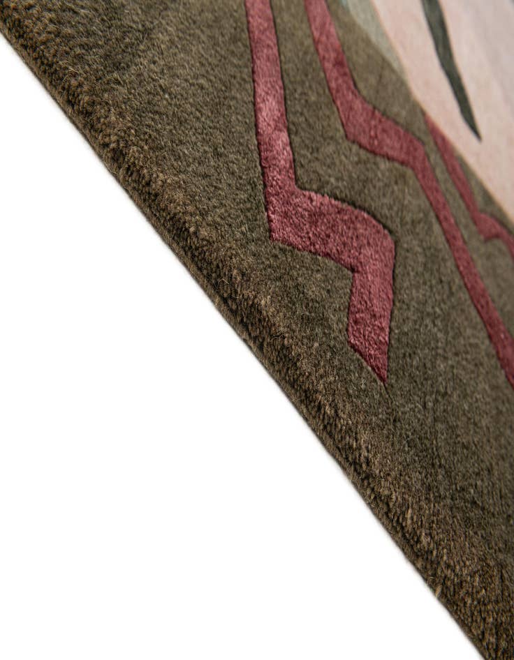 Detail image of  6' 7 x 9' 9  Hand Knotted Tibet Rug