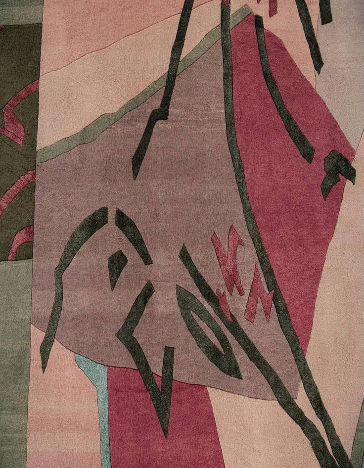 Detail image of  6' 7 x 9' 9  Hand Knotted Tibet Rug