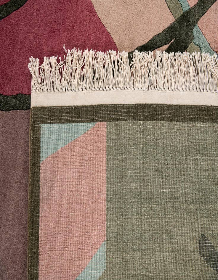 Detail image of  6' 7 x 9' 9  Hand Knotted Tibet Rug