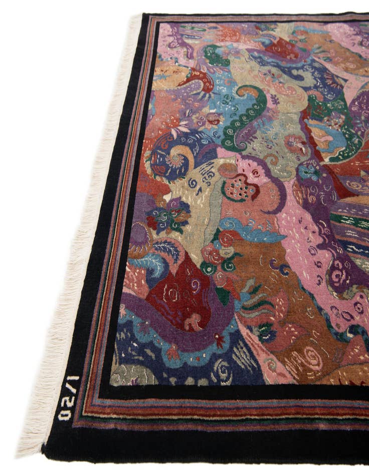 Detail image of  5' 7 x 8' 2 Tibet Wool Rug