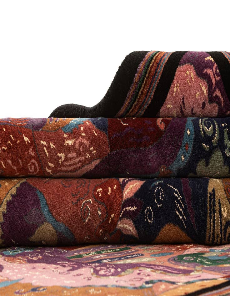 Detail image of  5' 7 x 8' 2 Tibet Wool Rug