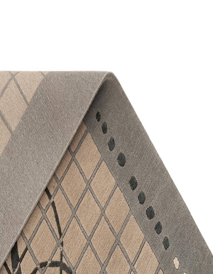 Detail image of  4' 7 x 6' 7  Hand Knotted Tibet Rug