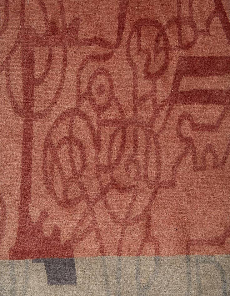 Detail image of  6' 6 x 9' 1  Hand Knotted Tibet Wool Rug