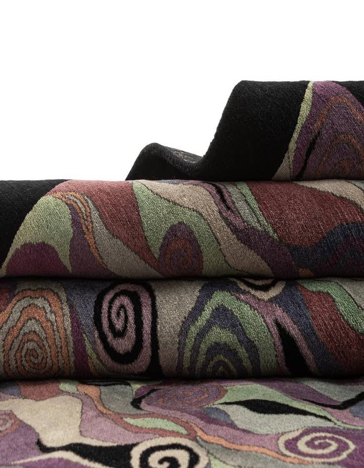 Detail image of  6' 7 x 9' 6  Hand Knotted Tibet Wool Rug