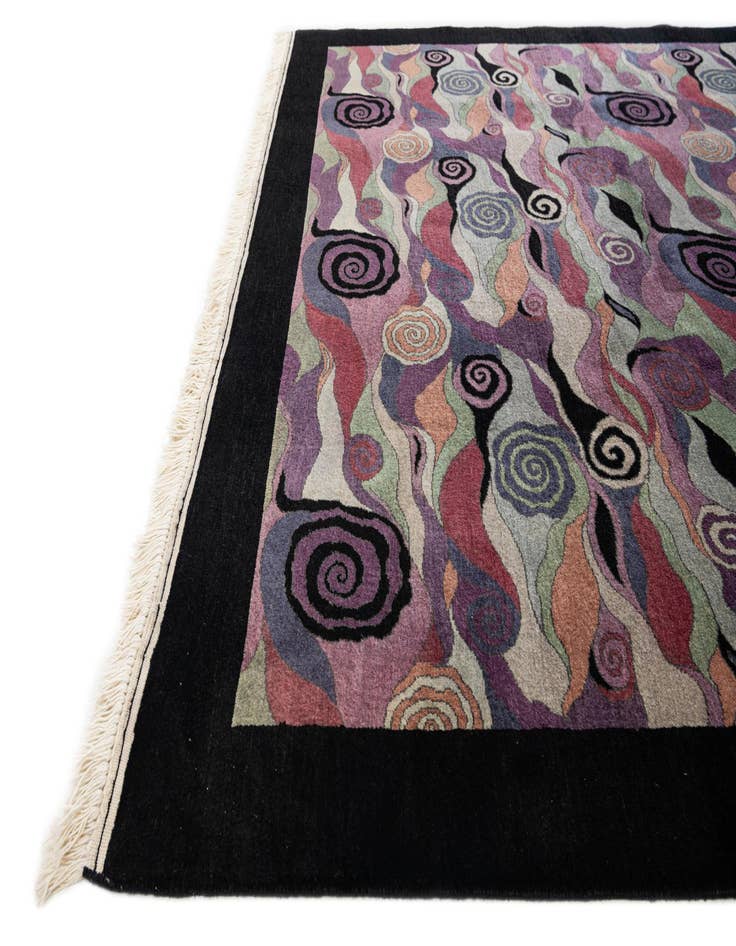 Detail image of  6' 7 x 9' 8  Hand Knotted Tibet Wool Rug