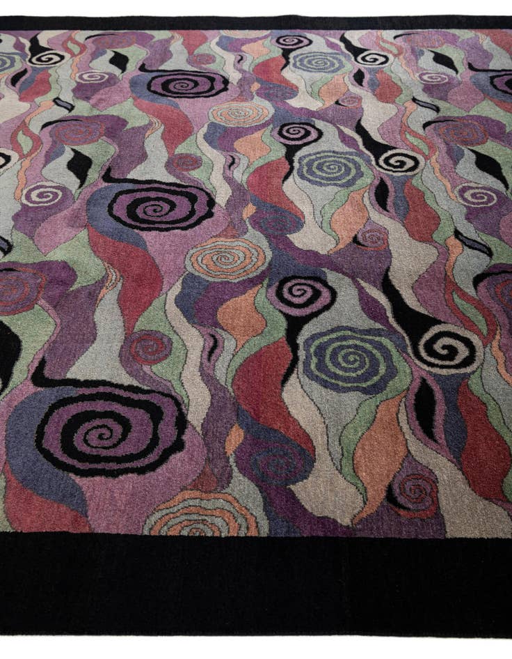 Detail image of  6' 7 x 9' 8  Hand Knotted Tibet Wool Rug