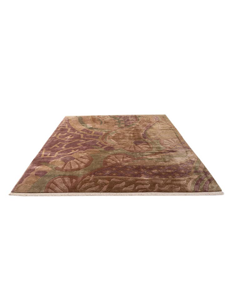 Detail image of  8' 2 x 11' 7  Hand Knotted Tibet Wool Rug