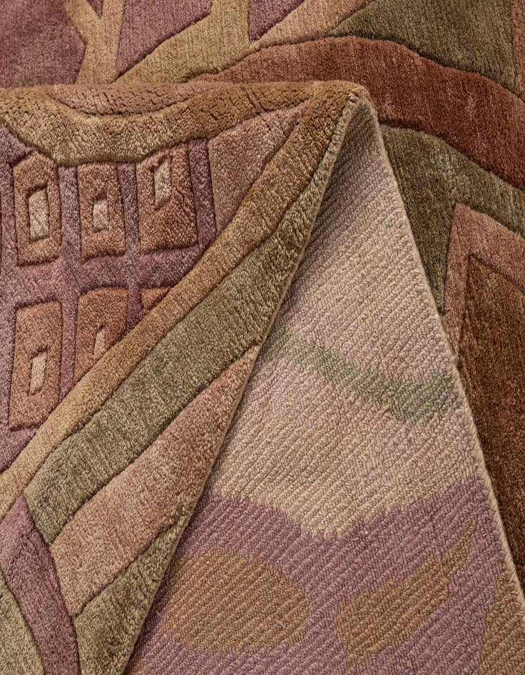 Detail image of  8' 2 x 11' 7  Hand Knotted Tibet Wool Rug