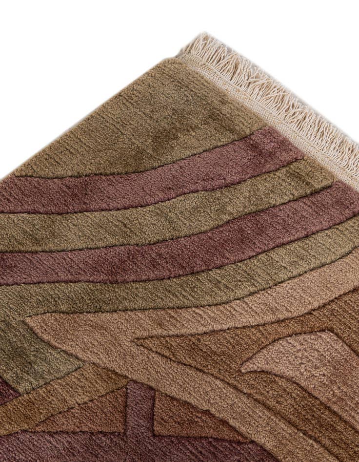 Detail image of  8' 2 x 11' 7  Hand Knotted Tibet Wool Rug