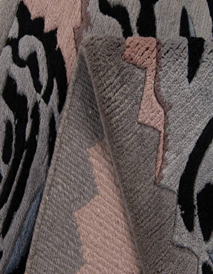 Detail image of  4' 2 x 5' 11  Hand Knotted Tibet Wool Rug