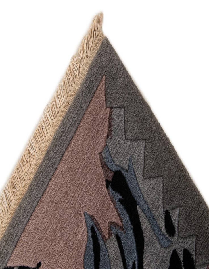 Detail image of  4' 2 x 5' 11  Hand Knotted Tibet Wool Rug